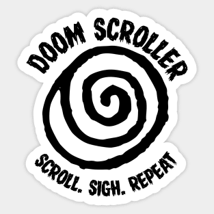 DOOM SCROLLER Sticker